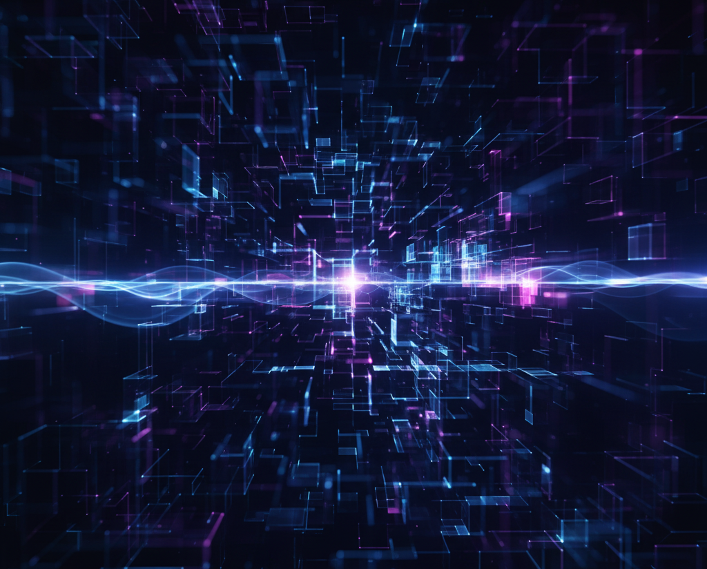 AI and data integration illustration